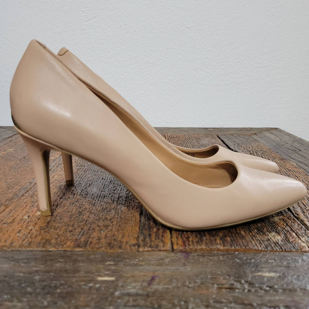 Calvin Klein 'Kamara' Leather Point Toe Stiletto Pumps